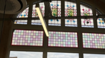 stained glass window 